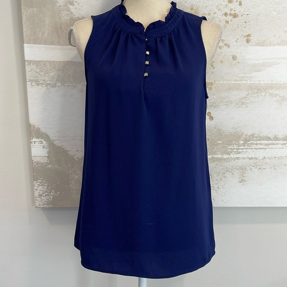 41 Hawthorne Ruffle Trim Blouse - Picture 1 of 4